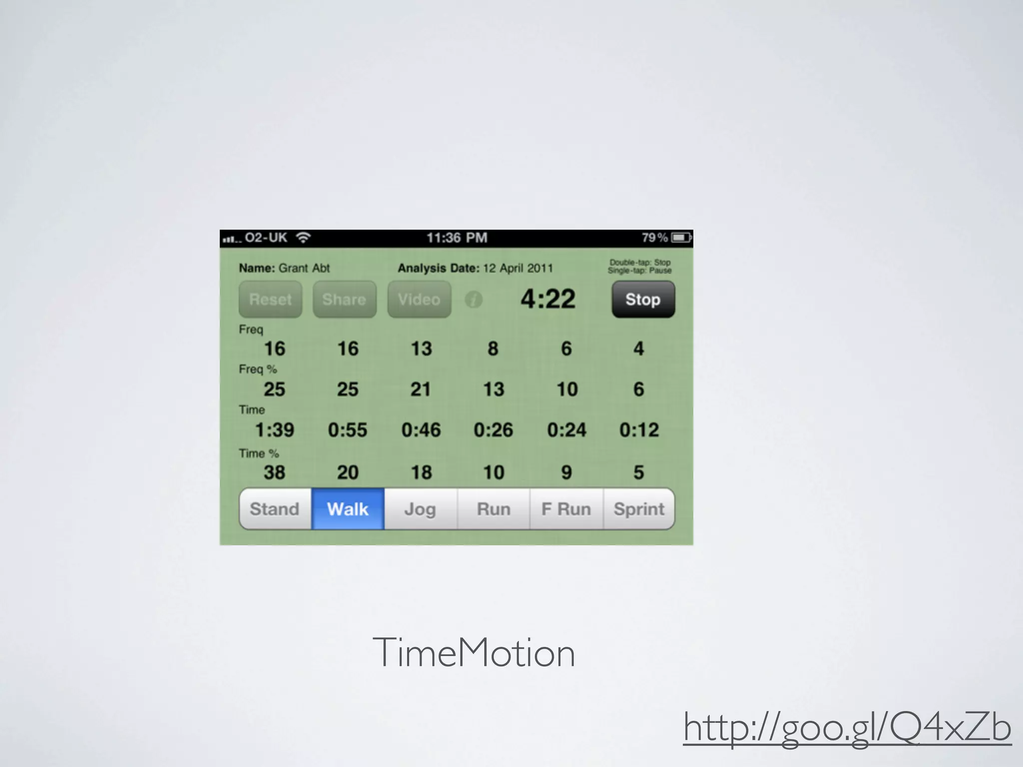 TimeMotion
             http://goo.gl/Q4xZb
 