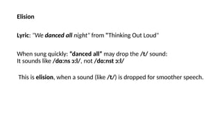 Phonetics and Phonology - CONNECTED SPEECH FEATURES.pptx