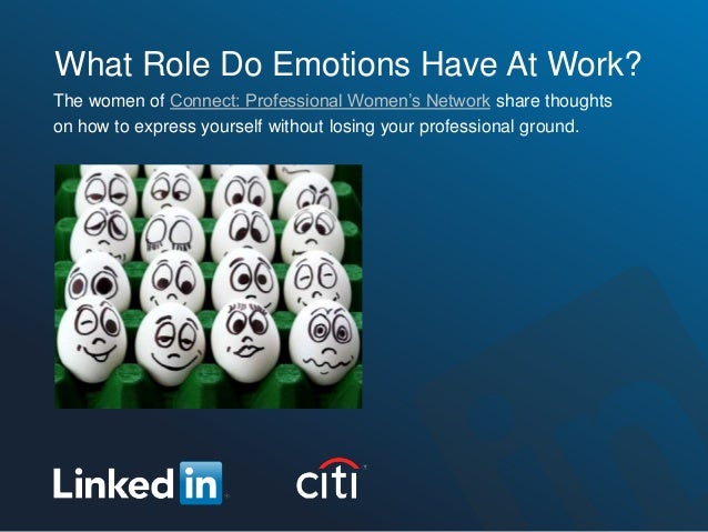 The Role of Emotions at Work