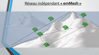 Réseau indépendant « emMesh »
7
www.penteract.ca
 
