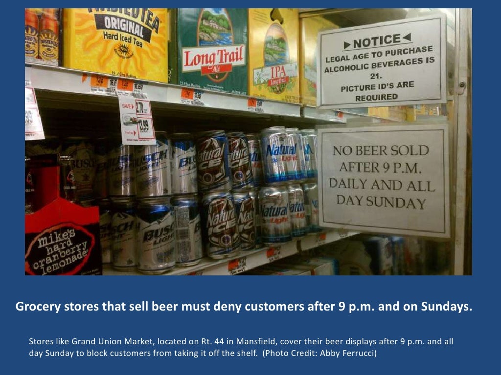 Grocery stores that sell beer