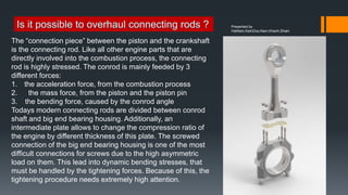 Connecting rod-presentation-1 | PPTX