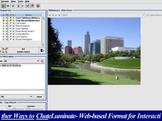 ther Ways to ChateLuminate-Web-basedFormatfor Interacti
 