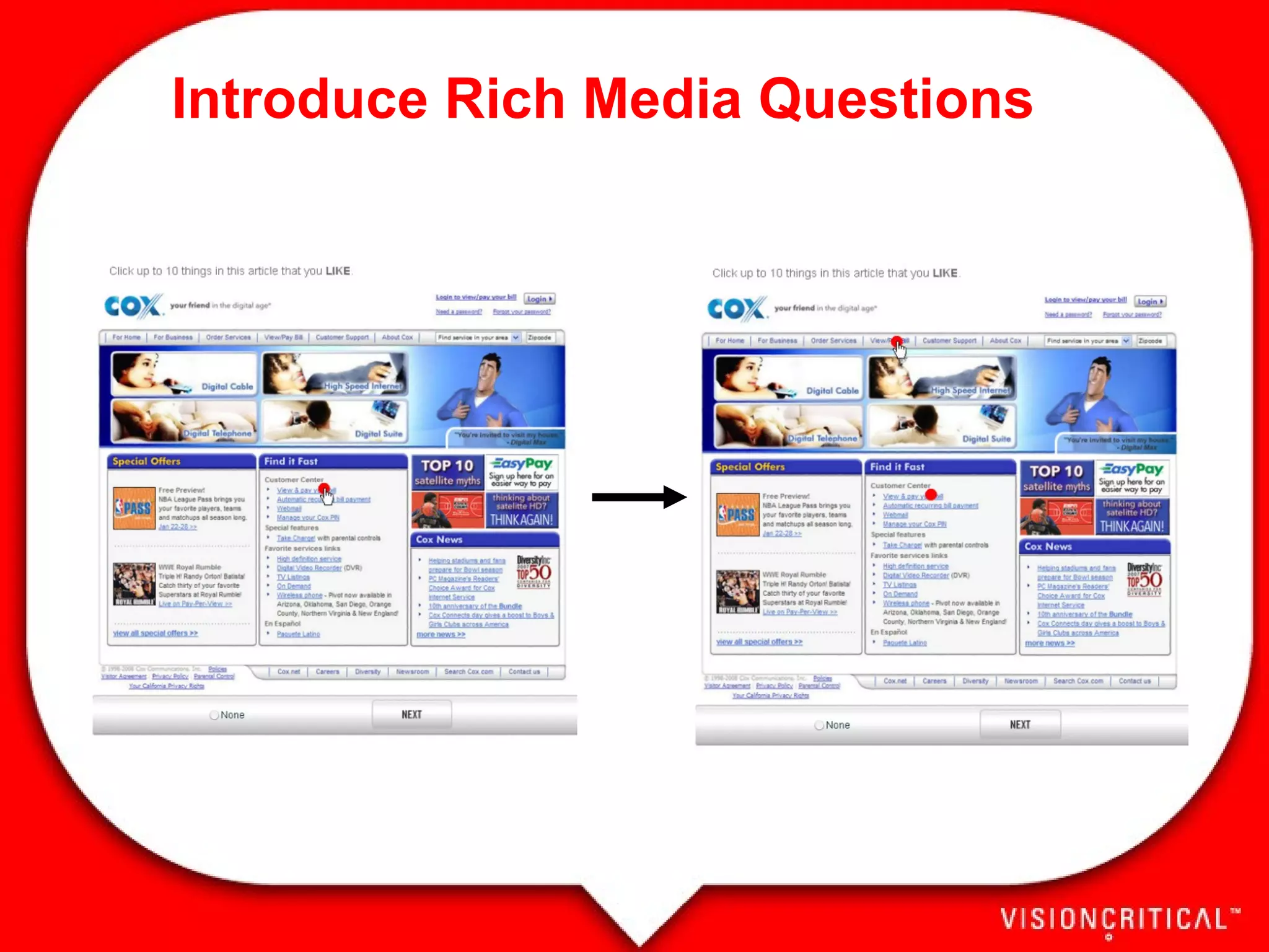 Introduce Rich Media Questions 