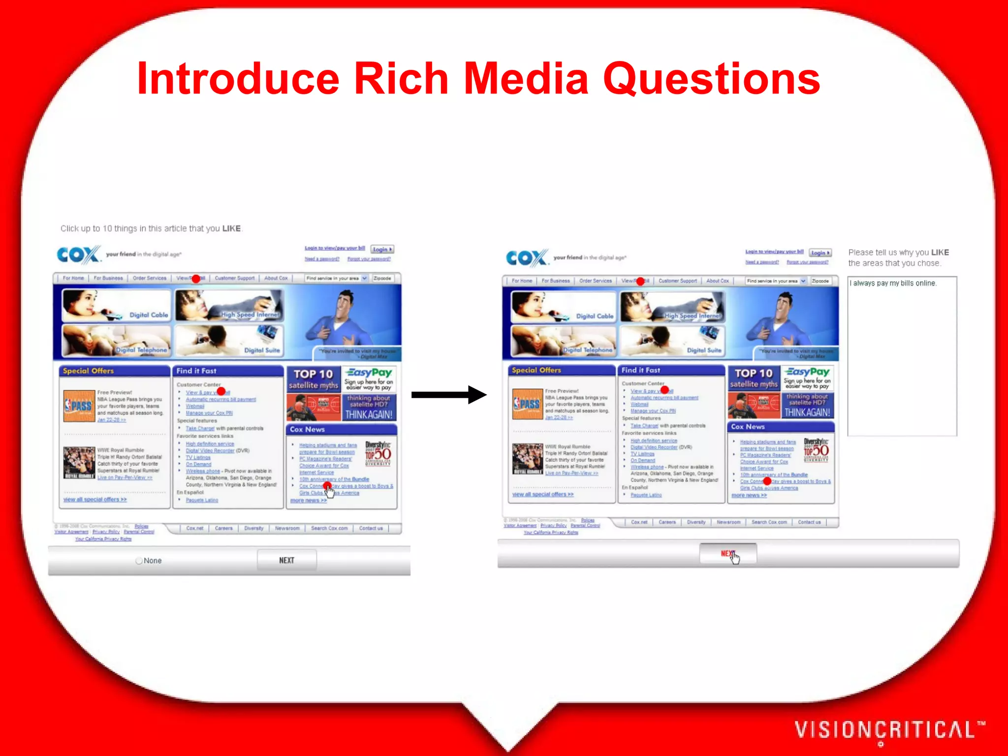 Introduce Rich Media Questions 