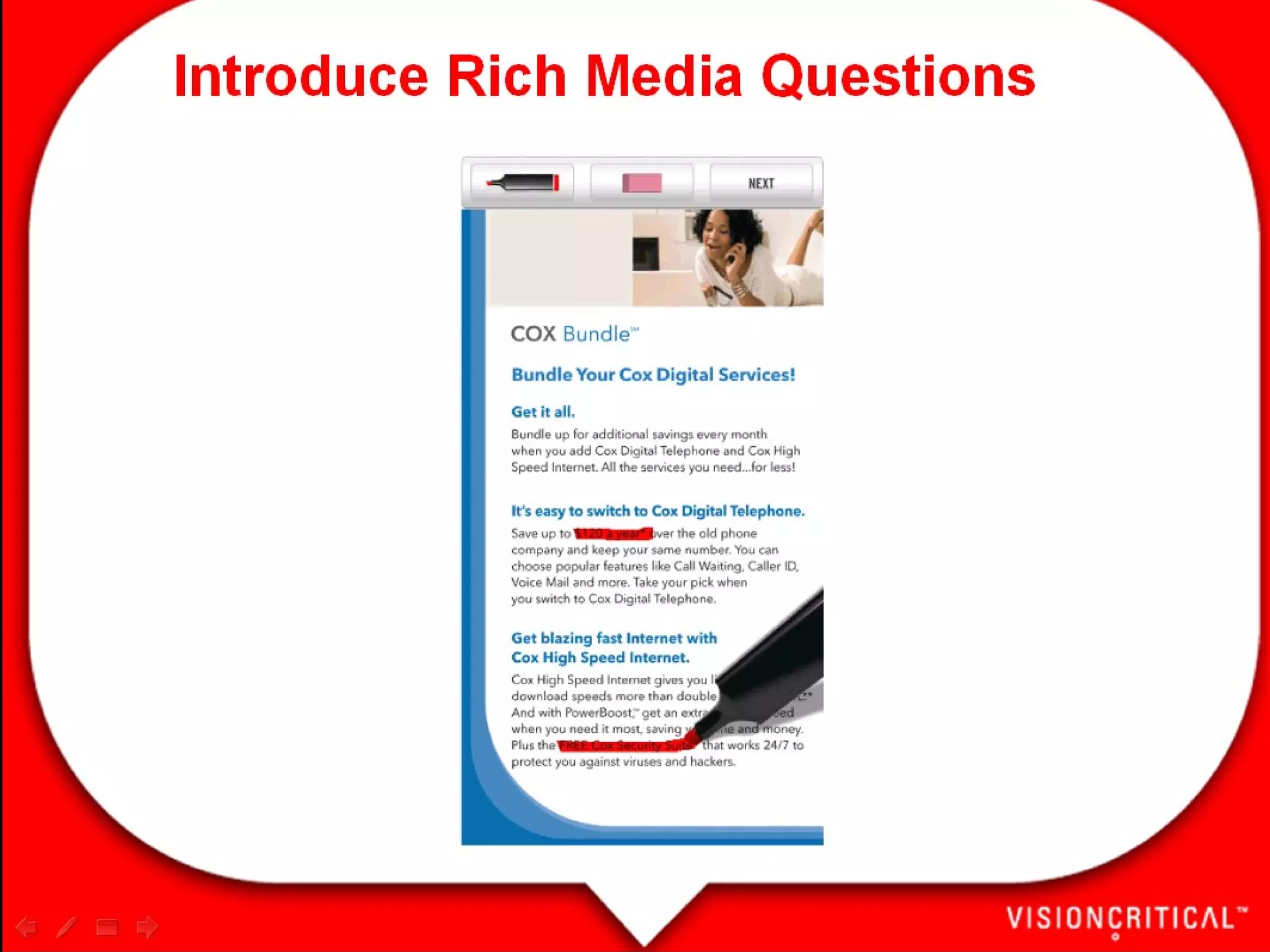 Introduce Rich Media Questions 