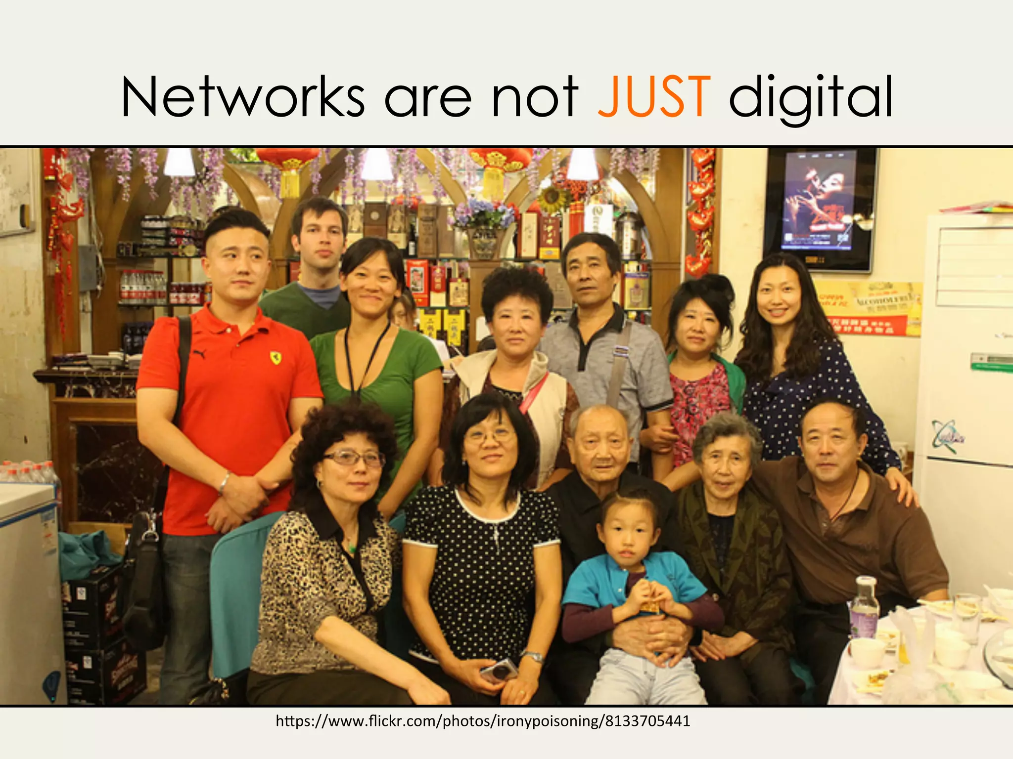 Networks are not JUST digital
h"ps://www.ﬂickr.com/photos/ironypoisoning/8133705441	
 