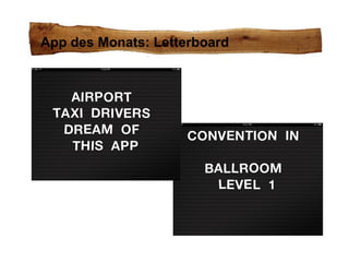 App des Monats: Letterboard 