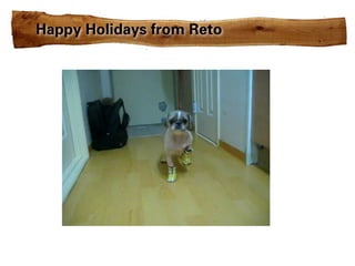 Happy Holidays from Reto
 