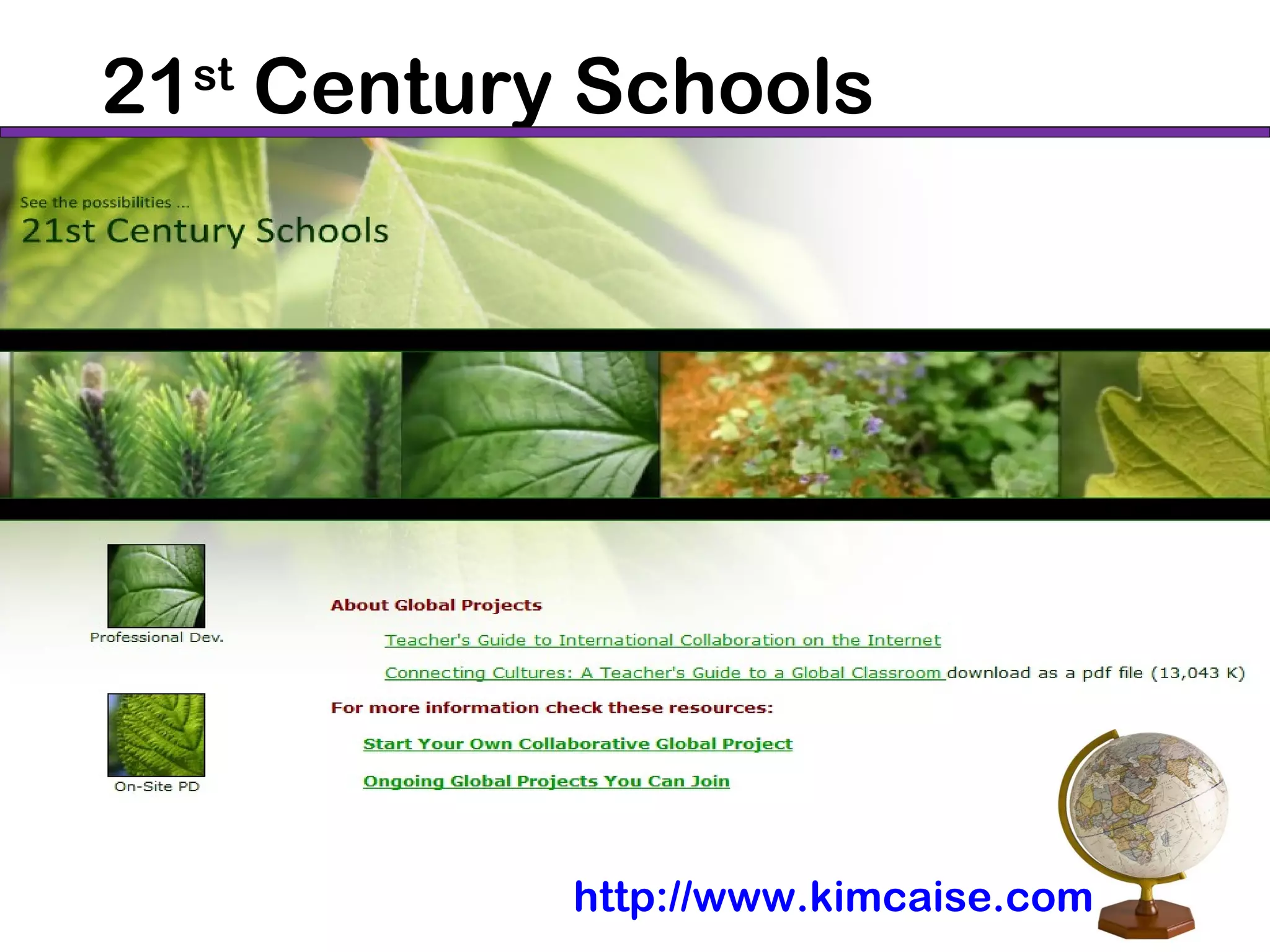 21st
Century Schools
http://www.kimcaise.com
 