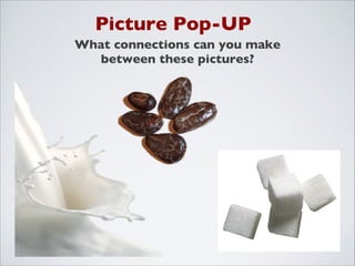 Picture Pop-UP
What connections can you make
   between these pictures?
 
