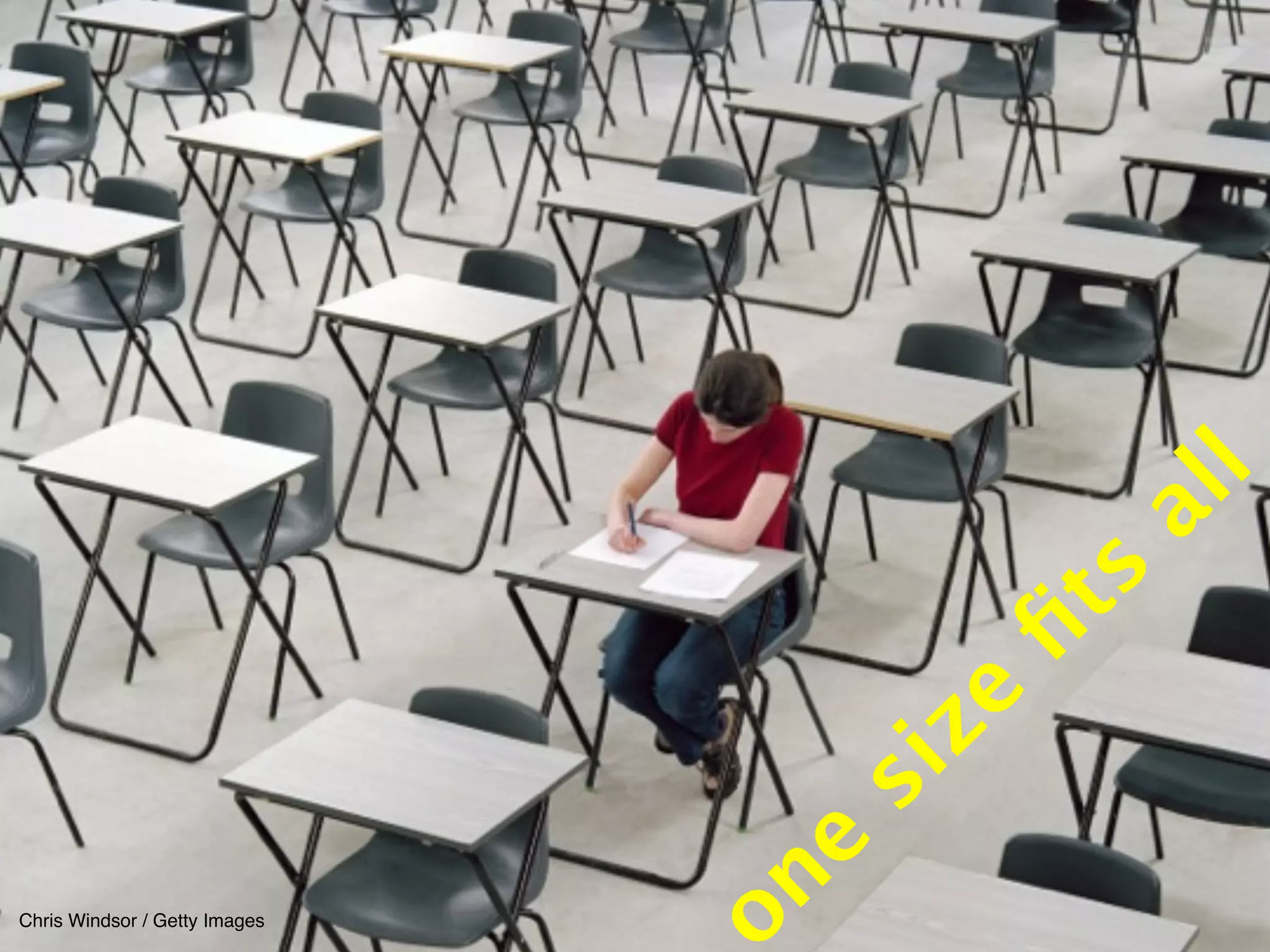 Chris Windsor / Getty Images 
one size fits all 
 