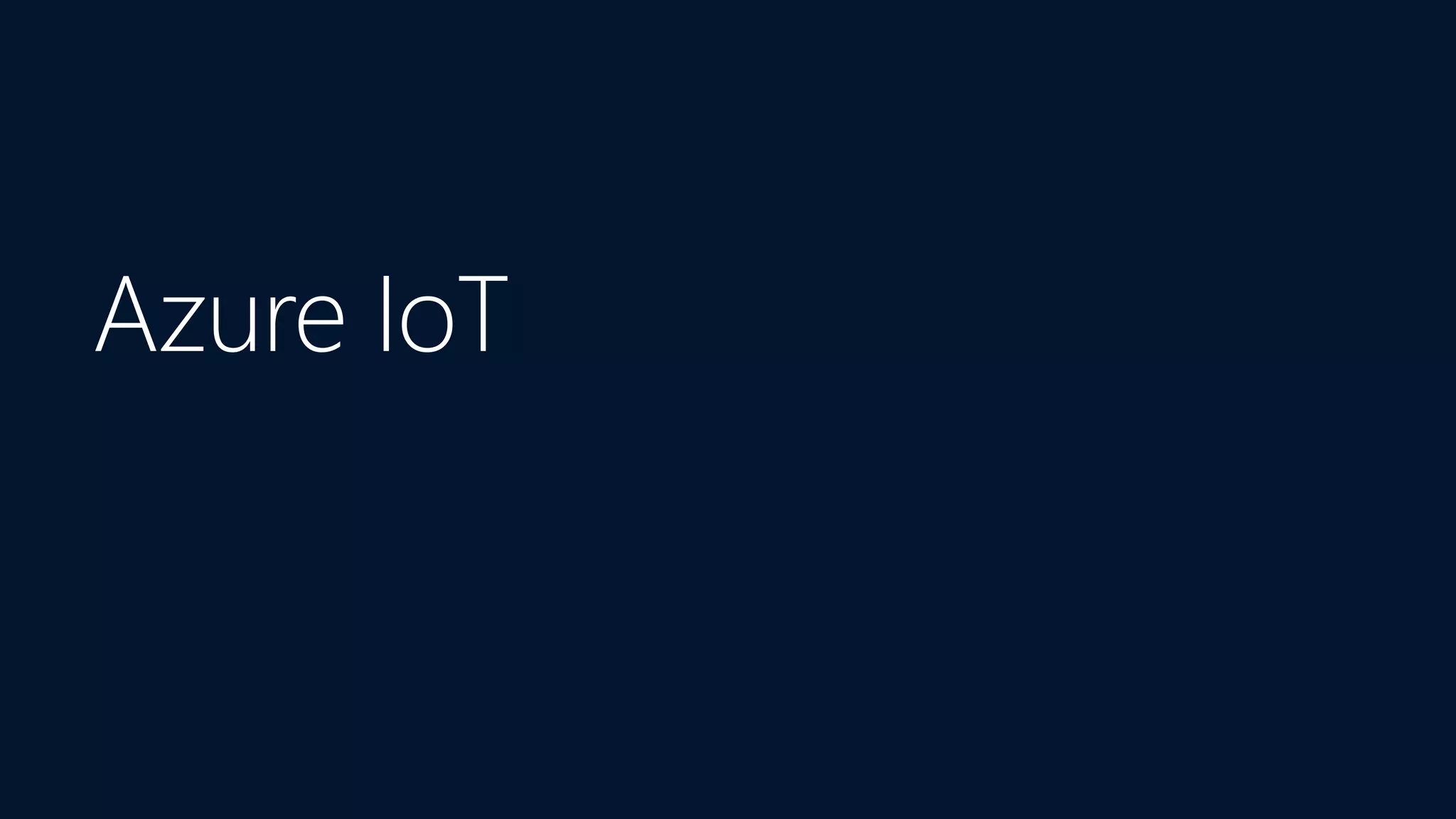 Azure IoT
 