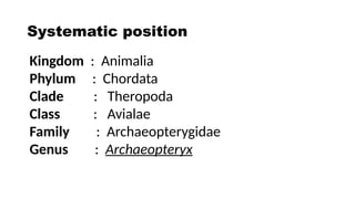 Connecting link and Archaeopteryx in Evolution.pptx