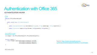 Connecting Office 365 and Windows 8 HTML/JavaScript Apps