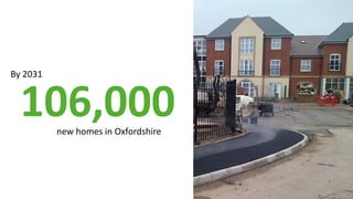 106,000 
By 2031 
new homes in Oxfordshire  