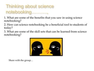 Sample science notebook rubric