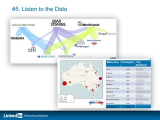 #5. Listen to the Data




    Recruiting Solutions
 