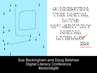 Sue Beckingham and Doug Belshaw
    Digital Literacy Conference
             #sotondigilit
 