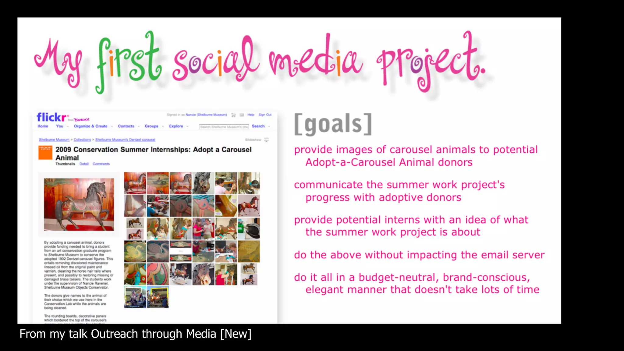 From my talk Outreach through Media [New]
 