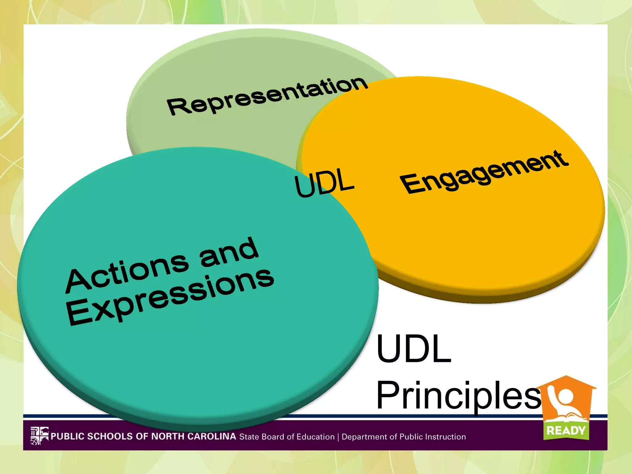 UDL
Principles
 