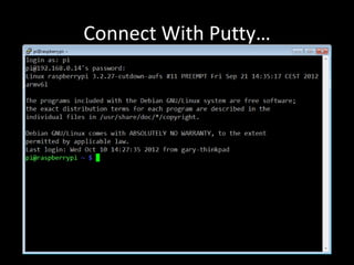 Connect With Putty…
 