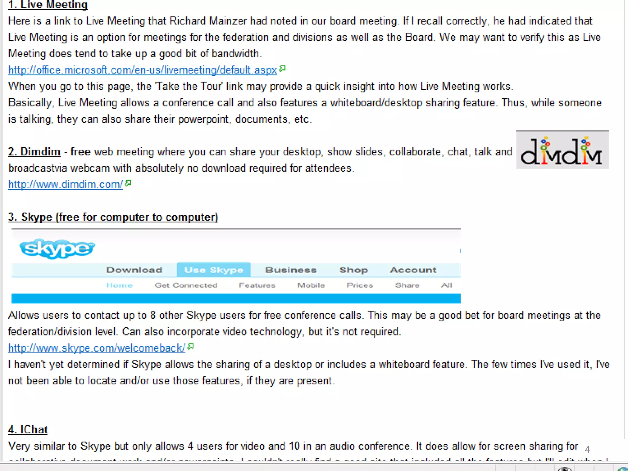 Connecting With Members