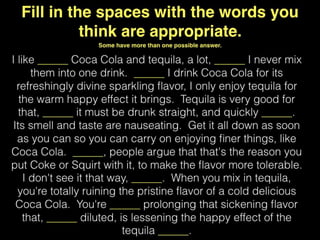 Connecting words for comparison and contrast 3