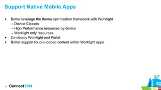 64
12
 Web-based survey/poll
designer
 Create single question polls
 Multiple questions in one
page
 Define which responses are
required
 Place questions in a logical
order on a page
 Control how questions flow
with rules
 Notifications in the stream to
raise awareness and
engagement
Polls and Surveys
Get a pulse on your team
 