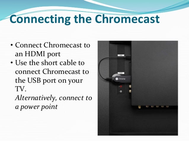 setting up chromecast with a pc
