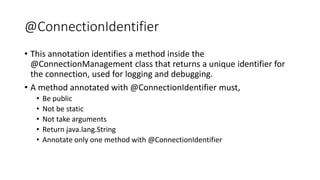 Connection management | PPTX