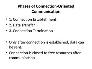 connection management in data communication | PPTX