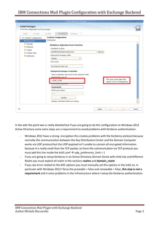 IBM Connections Mail Plugin Configuration with Exchange Backend
IBM Connections Mail Plugin with Exchange Backend
Author:M...