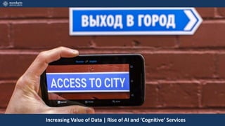 Increasing Value of Data | Rise of AI and ‘Cognitive’ Services
 