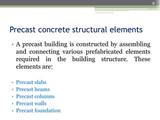 Precast Diffuser Structure Connections of earthquake resisting precast reinforced concrete ...