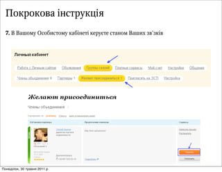 Покрокова інструкція
  7. ÂВ ÂВàаøшîоìмóу ÎОñсîоáбèиñсòтîоìмóу êкàаáб³іíнåеòт³і êкåеðрóуºєòтåе ñсòтàаíнîоìм ÂВàаøшèиõх çзâв’çзêк³іâв




Понеділок, 30 травня 2011 р.
 
