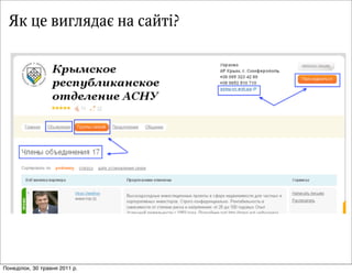 Як це виглядає на сайті?




Понеділок, 30 травня 2011 р.
 