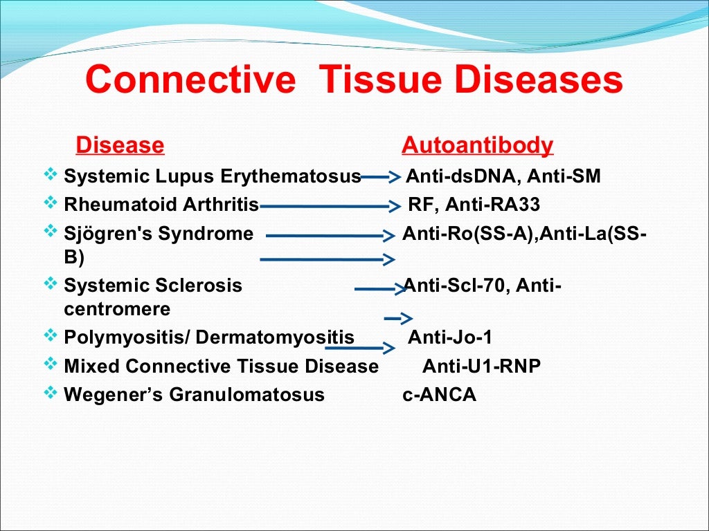 Connective tissue diseases (7)