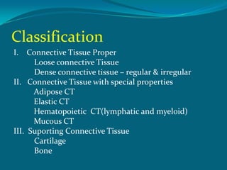 Connective tissues | PPTX