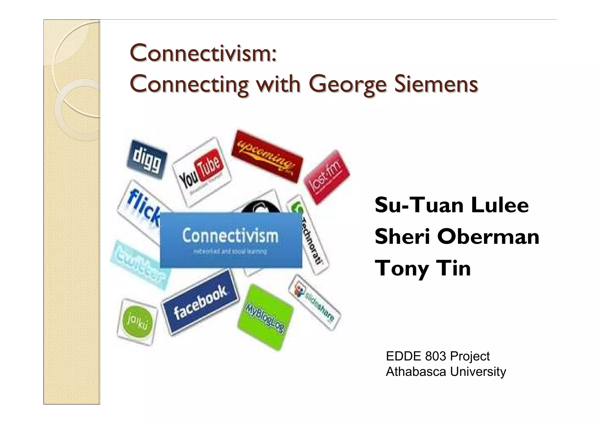 Connectivism connecting with george siemens | PDF