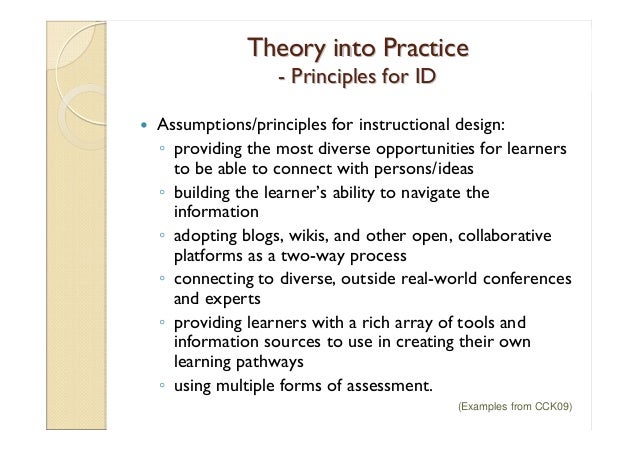 Connectivism connecting with george siemens