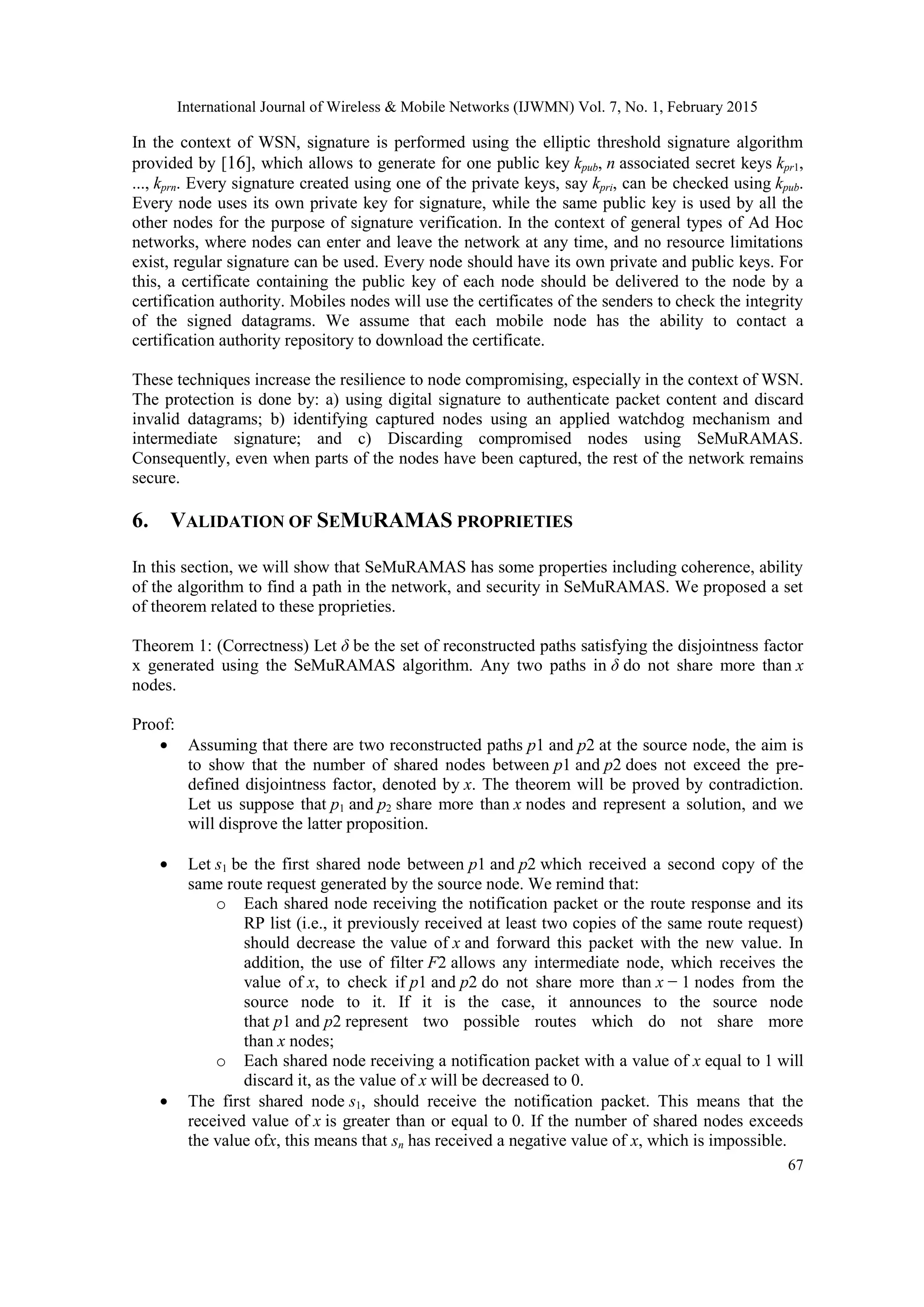 Connectivity aware and adaptive multipath routing algorithm for mobile ...