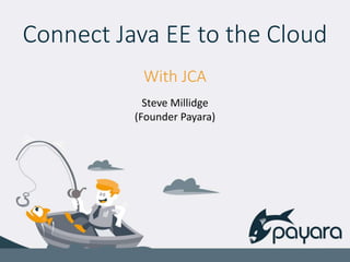 Connect Java EE to the Cloud
With JCA
Steve Millidge
(Founder Payara)
 