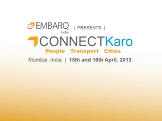 Planning and Design of Feeder Services and Short Routes - BEST and EMBARQ India