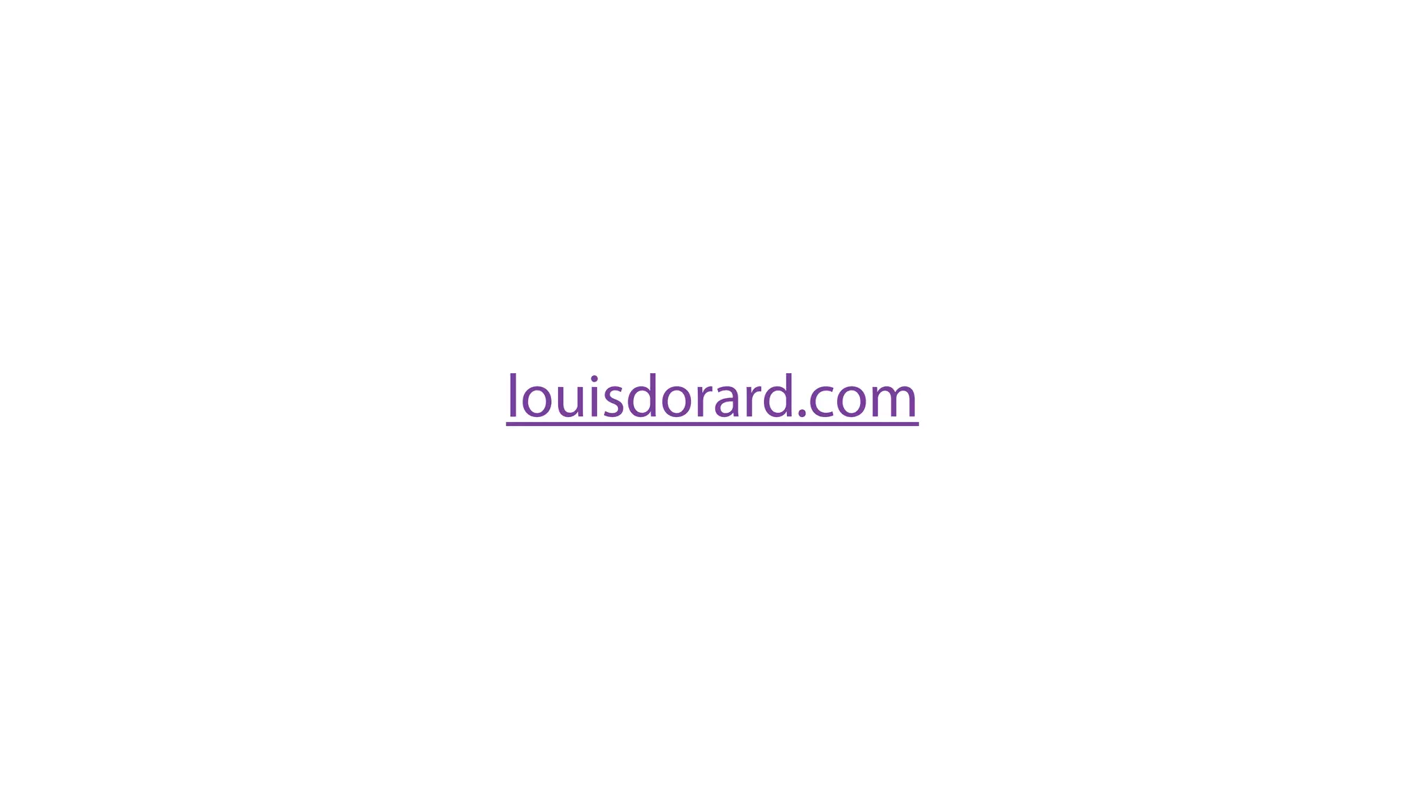 louisdorard.com
 