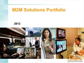 M2M Solutions Portfolio
2013

 