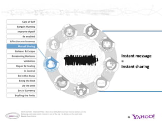 Where is she getting product information?