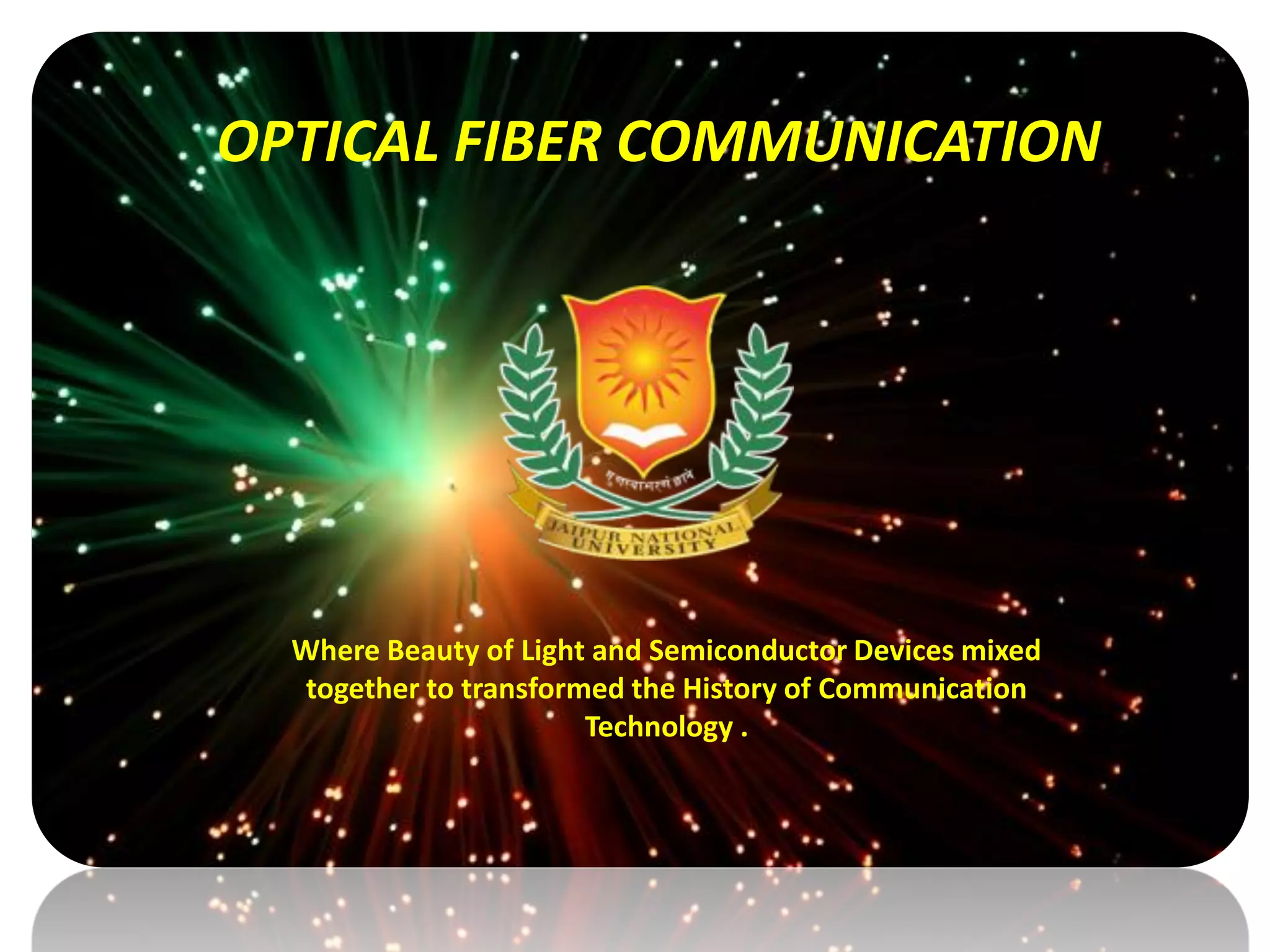 Connector losses Optical Fiber Cable PPT
