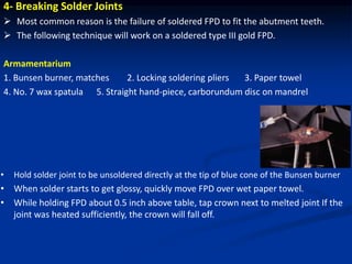 Comprehensive Guide to Soldering and Connectors in Fixed Partial ...