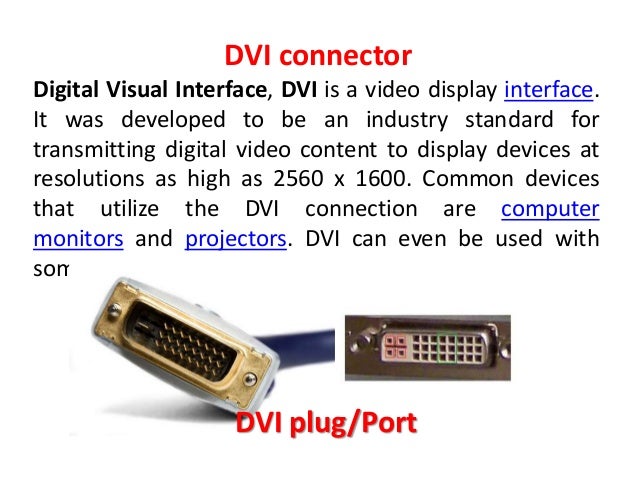 Connectors And Plugs